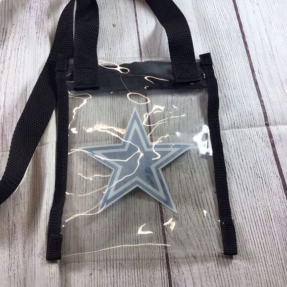 Dallas Cowboys, Clear Lanyard/Ticket Bag With Zipper - Picture 8 of 12
